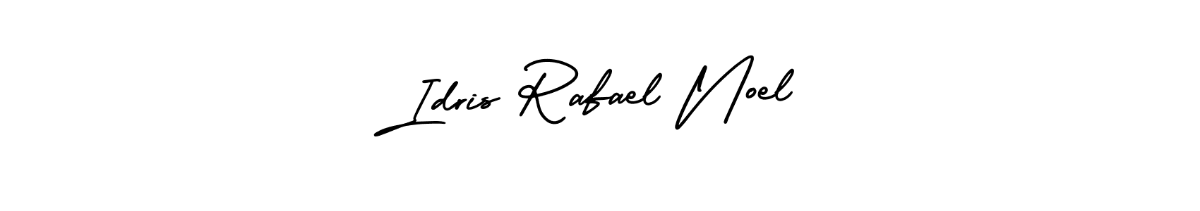 Design your own signature with our free online signature maker. With this signature software, you can create a handwritten (AmerikaSignatureDemo-Regular) signature for name Idris Rafael Noel. Idris Rafael Noel signature style 3 images and pictures png