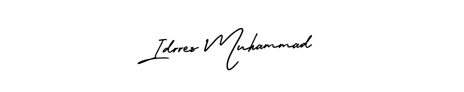 Also You can easily find your signature by using the search form. We will create Idrres Muhammad name handwritten signature images for you free of cost using AmerikaSignatureDemo-Regular sign style. Idrres Muhammad signature style 3 images and pictures png