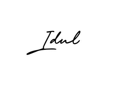 How to Draw Idul signature style? AmerikaSignatureDemo-Regular is a latest design signature styles for name Idul. Idul signature style 3 images and pictures png