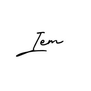 This is the best signature style for the Iem name. Also you like these signature font (AmerikaSignatureDemo-Regular). Mix name signature. Iem signature style 3 images and pictures png
