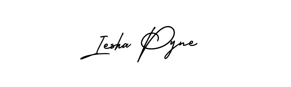 Create a beautiful signature design for name Iesha Pyne. With this signature (AmerikaSignatureDemo-Regular) fonts, you can make a handwritten signature for free. Iesha Pyne signature style 3 images and pictures png