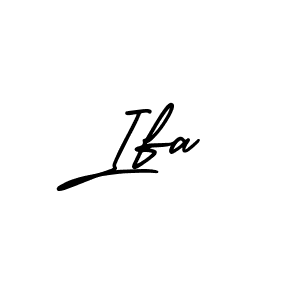 It looks lik you need a new signature style for name Ifa. Design unique handwritten (AmerikaSignatureDemo-Regular) signature with our free signature maker in just a few clicks. Ifa signature style 3 images and pictures png