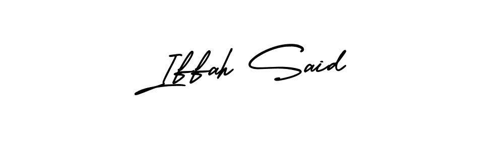 Check out images of Autograph of Iffah Said name. Actor Iffah Said Signature Style. AmerikaSignatureDemo-Regular is a professional sign style online. Iffah Said signature style 3 images and pictures png