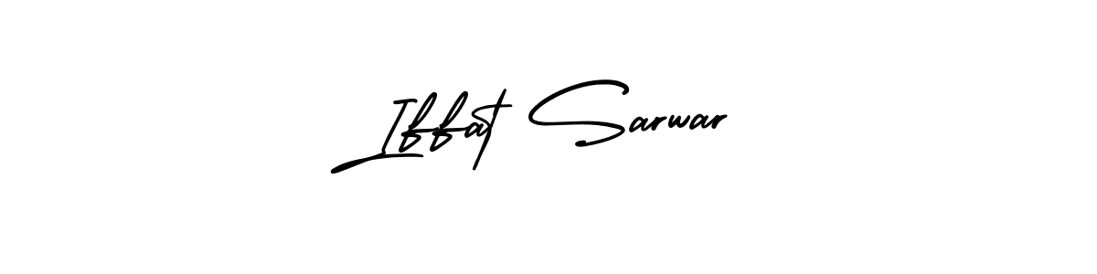 This is the best signature style for the Iffat Sarwar name. Also you like these signature font (AmerikaSignatureDemo-Regular). Mix name signature. Iffat Sarwar signature style 3 images and pictures png