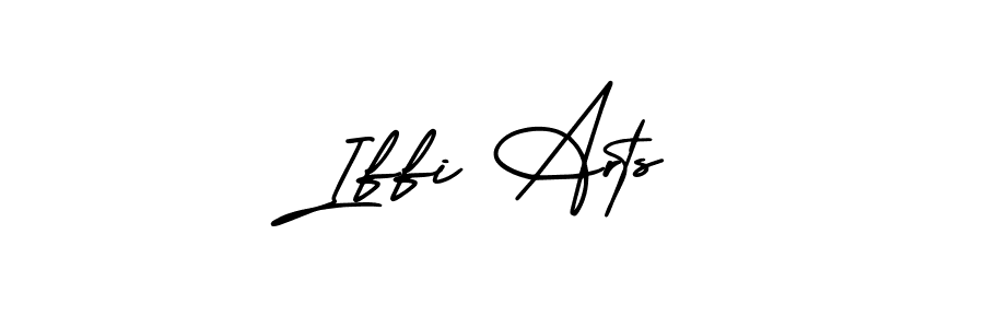 How to make Iffi Arts signature? AmerikaSignatureDemo-Regular is a professional autograph style. Create handwritten signature for Iffi Arts name. Iffi Arts signature style 3 images and pictures png