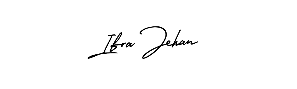 if you are searching for the best signature style for your name Ifra Jehan. so please give up your signature search. here we have designed multiple signature styles  using AmerikaSignatureDemo-Regular. Ifra Jehan signature style 3 images and pictures png