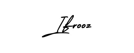 Enhance your business communications with Ifrooz signature in AmerikaSignatureDemo-Regular lettering. Clean, modern, and universally compatible. Ifrooz signature style 3 images and pictures png