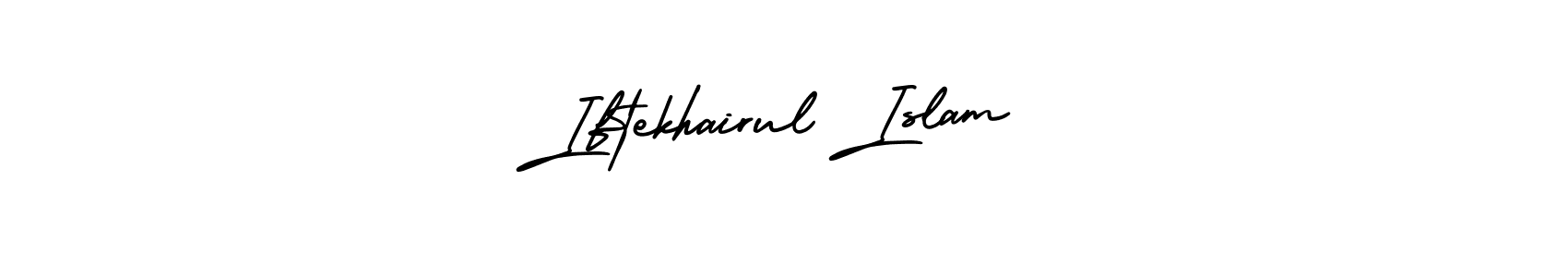 How to make Iftekhairul Islam signature? AmerikaSignatureDemo-Regular is a professional autograph style. Create handwritten signature for Iftekhairul Islam name. Iftekhairul Islam signature style 3 images and pictures png