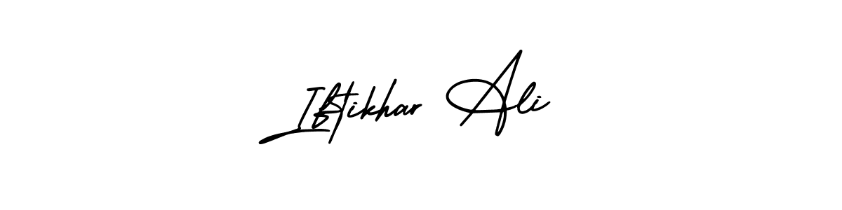 Make a beautiful signature design for name Iftikhar Ali. With this signature (AmerikaSignatureDemo-Regular) style, you can create a handwritten signature for free. Iftikhar Ali signature style 3 images and pictures png