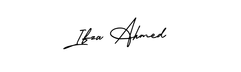 Also we have Ifza Ahmed name is the best signature style. Create professional handwritten signature collection using AmerikaSignatureDemo-Regular autograph style. Ifza Ahmed signature style 3 images and pictures png