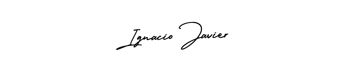 The best way (AmerikaSignatureDemo-Regular) to make a short signature is to pick only two or three words in your name. The name Ignacio Javier include a total of six letters. For converting this name. Ignacio Javier signature style 3 images and pictures png