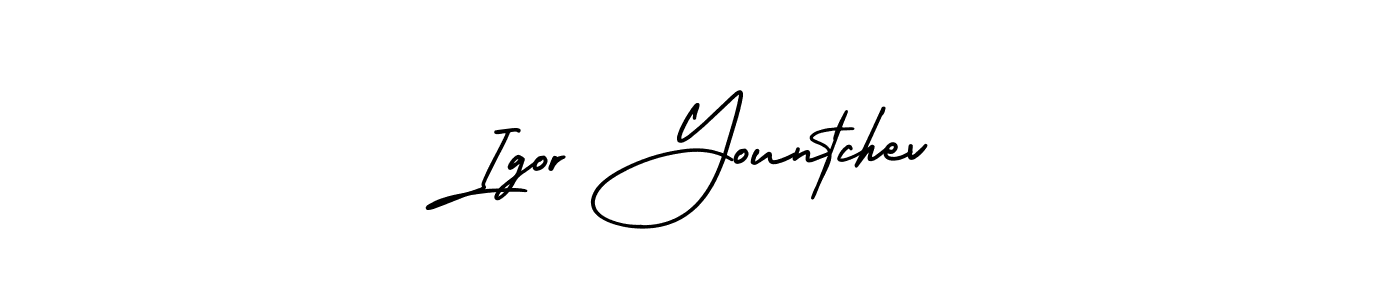 Here are the top 10 professional signature styles for the name Igor Yountchev. These are the best autograph styles you can use for your name. Igor Yountchev signature style 3 images and pictures png