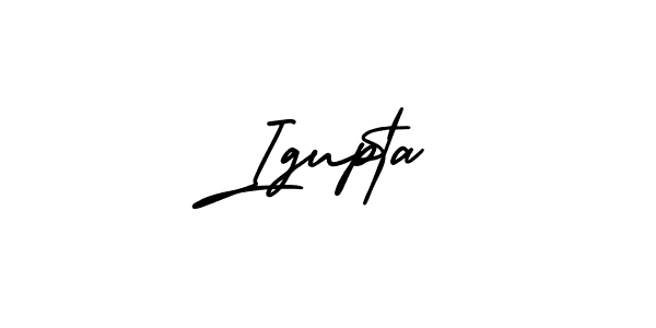 It looks lik you need a new signature style for name Igupta. Design unique handwritten (AmerikaSignatureDemo-Regular) signature with our free signature maker in just a few clicks. Igupta signature style 3 images and pictures png