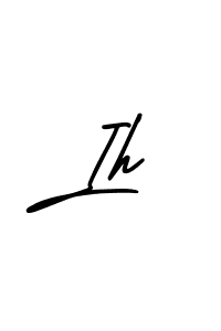 This is the best signature style for the Ih name. Also you like these signature font (AmerikaSignatureDemo-Regular). Mix name signature. Ih signature style 3 images and pictures png