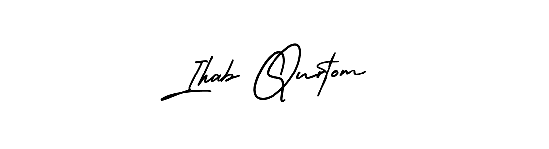 Here are the top 10 professional signature styles for the name Ihab Qurtom. These are the best autograph styles you can use for your name. Ihab Qurtom signature style 3 images and pictures png