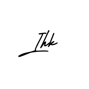 Make a beautiful signature design for name Ihk. Use this online signature maker to create a handwritten signature for free. Ihk signature style 3 images and pictures png