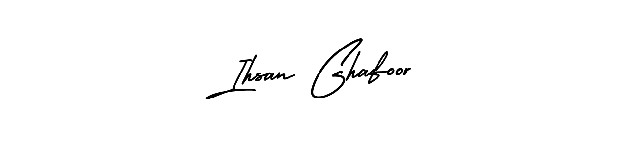Similarly AmerikaSignatureDemo-Regular is the best handwritten signature design. Signature creator online .You can use it as an online autograph creator for name Ihsan Ghafoor. Ihsan Ghafoor signature style 3 images and pictures png