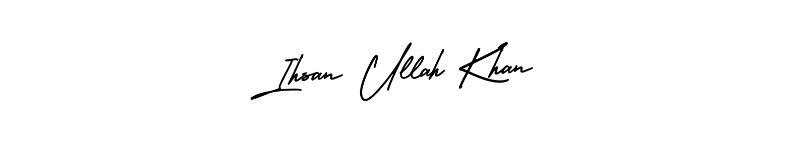 Make a short Ihsan Ullah Khan signature style. Manage your documents anywhere anytime using AmerikaSignatureDemo-Regular. Create and add eSignatures, submit forms, share and send files easily. Ihsan Ullah Khan signature style 3 images and pictures png