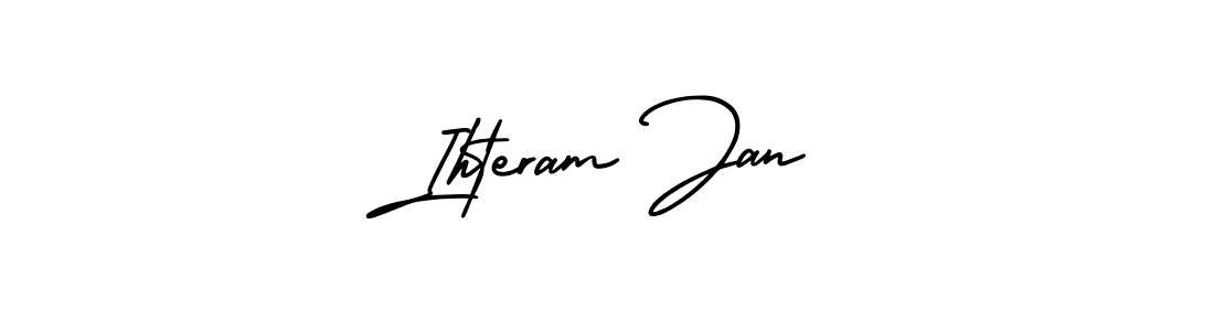 Once you've used our free online signature maker to create your best signature AmerikaSignatureDemo-Regular style, it's time to enjoy all of the benefits that Ihteram Jan name signing documents. Ihteram Jan signature style 3 images and pictures png