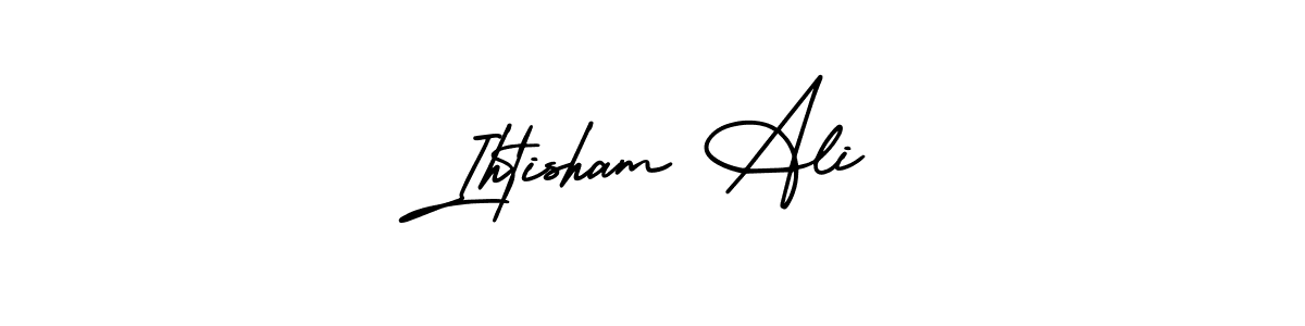 Also You can easily find your signature by using the search form. We will create Ihtisham Ali name handwritten signature images for you free of cost using AmerikaSignatureDemo-Regular sign style. Ihtisham Ali signature style 3 images and pictures png