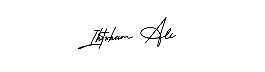 Make a beautiful signature design for name Ihtsham Ali. Use this online signature maker to create a handwritten signature for free. Ihtsham Ali signature style 3 images and pictures png