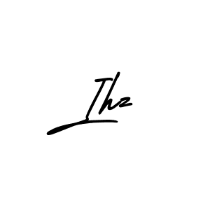 Also we have Ihz name is the best signature style. Create professional handwritten signature collection using AmerikaSignatureDemo-Regular autograph style. Ihz signature style 3 images and pictures png