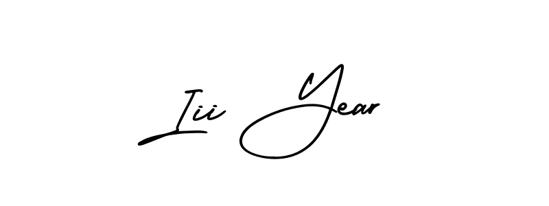 How to make Iii Year name signature. Use AmerikaSignatureDemo-Regular style for creating short signs online. This is the latest handwritten sign. Iii Year signature style 3 images and pictures png