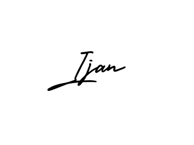 Create a beautiful signature design for name Ijan. With this signature (AmerikaSignatureDemo-Regular) fonts, you can make a handwritten signature for free. Ijan signature style 3 images and pictures png