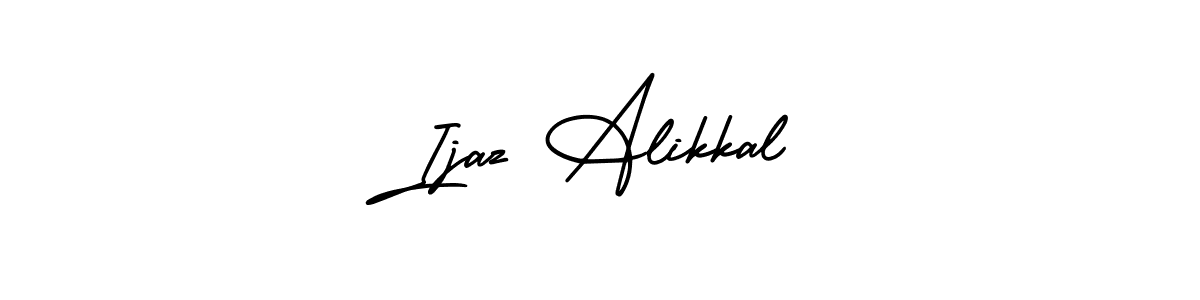 Also You can easily find your signature by using the search form. We will create Ijaz Alikkal name handwritten signature images for you free of cost using AmerikaSignatureDemo-Regular sign style. Ijaz Alikkal signature style 3 images and pictures png