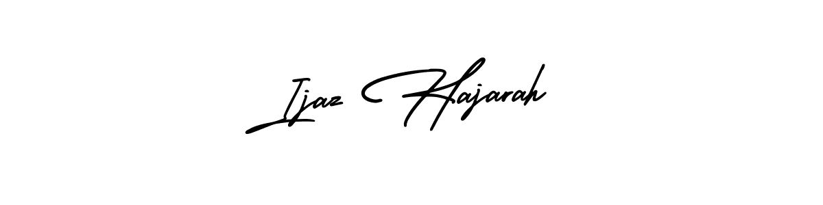 It looks lik you need a new signature style for name Ijaz Hajarah. Design unique handwritten (AmerikaSignatureDemo-Regular) signature with our free signature maker in just a few clicks. Ijaz Hajarah signature style 3 images and pictures png