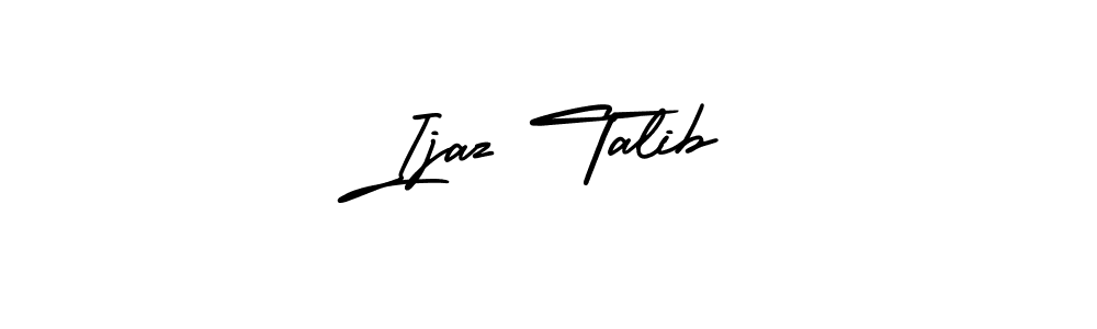 Design your own signature with our free online signature maker. With this signature software, you can create a handwritten (AmerikaSignatureDemo-Regular) signature for name Ijaz Talib. Ijaz Talib signature style 3 images and pictures png