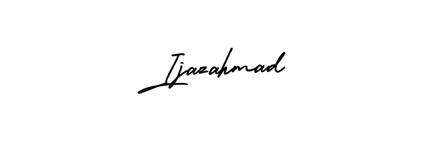 AmerikaSignatureDemo-Regular is a professional signature style that is perfect for those who want to add a touch of class to their signature. It is also a great choice for those who want to make their signature more unique. Get Ijazahmad name to fancy signature for free. Ijazahmad signature style 3 images and pictures png