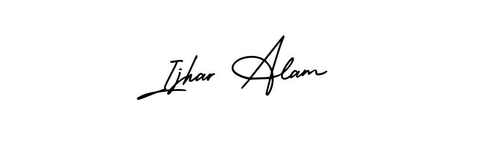 Also we have Ijhar Alam name is the best signature style. Create professional handwritten signature collection using AmerikaSignatureDemo-Regular autograph style. Ijhar Alam signature style 3 images and pictures png