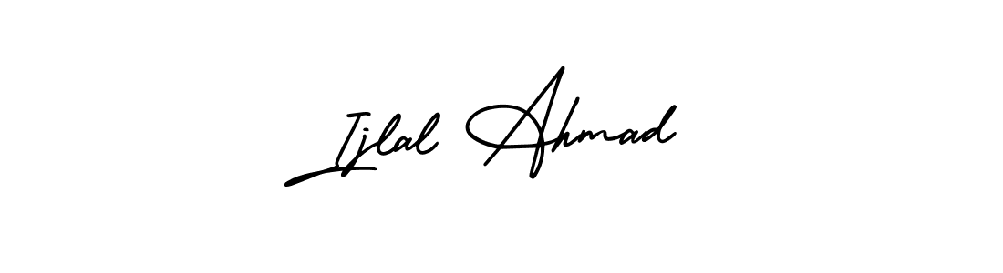 Create a beautiful signature design for name Ijlal Ahmad. With this signature (AmerikaSignatureDemo-Regular) fonts, you can make a handwritten signature for free. Ijlal Ahmad signature style 3 images and pictures png