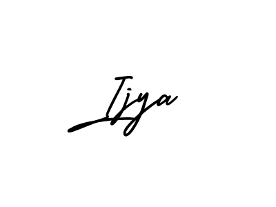 How to Draw Ijya signature style? AmerikaSignatureDemo-Regular is a latest design signature styles for name Ijya. Ijya signature style 3 images and pictures png