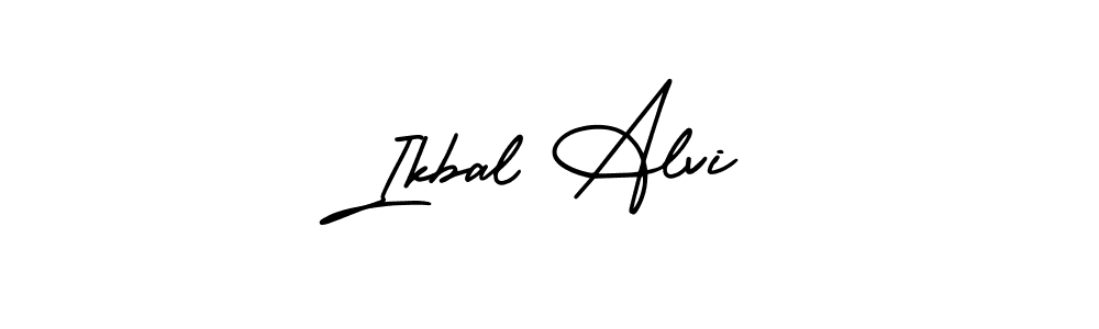 if you are searching for the best signature style for your name Ikbal Alvi. so please give up your signature search. here we have designed multiple signature styles  using AmerikaSignatureDemo-Regular. Ikbal Alvi signature style 3 images and pictures png