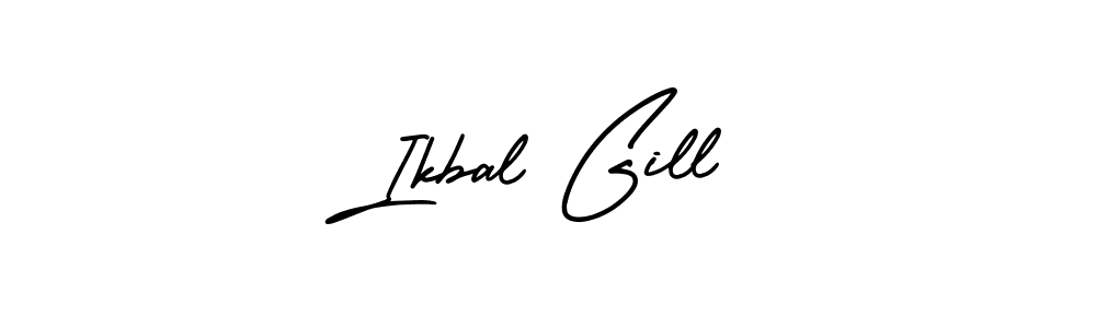 Make a beautiful signature design for name Ikbal Gill. Use this online signature maker to create a handwritten signature for free. Ikbal Gill signature style 3 images and pictures png