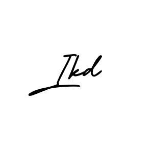 The best way (AmerikaSignatureDemo-Regular) to make a short signature is to pick only two or three words in your name. The name Ikd include a total of six letters. For converting this name. Ikd signature style 3 images and pictures png