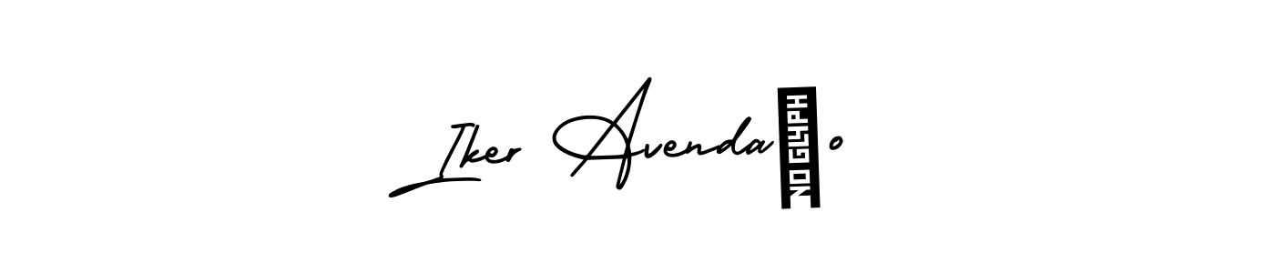 Make a beautiful signature design for name Iker Avendaño. With this signature (AmerikaSignatureDemo-Regular) style, you can create a handwritten signature for free. Iker Avendaño signature style 3 images and pictures png
