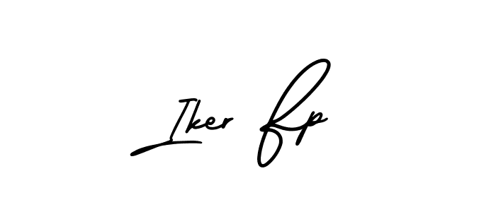 Use a signature maker to create a handwritten signature online. With this signature software, you can design (AmerikaSignatureDemo-Regular) your own signature for name Iker Fp. Iker Fp signature style 3 images and pictures png