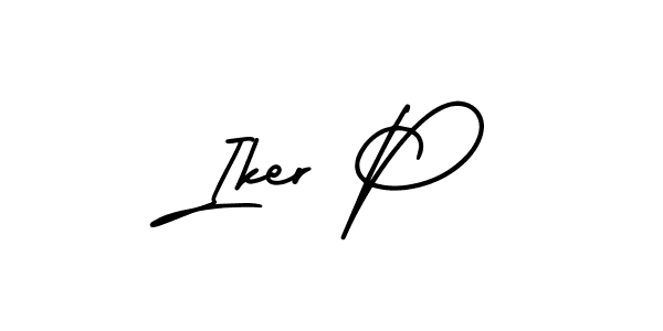 Once you've used our free online signature maker to create your best signature AmerikaSignatureDemo-Regular style, it's time to enjoy all of the benefits that Iker P name signing documents. Iker P signature style 3 images and pictures png