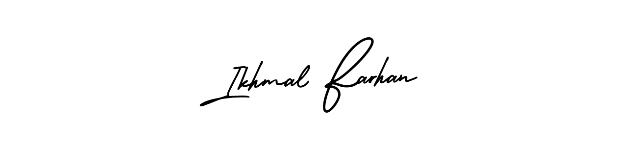 Make a beautiful signature design for name Ikhmal Farhan. Use this online signature maker to create a handwritten signature for free. Ikhmal Farhan signature style 3 images and pictures png