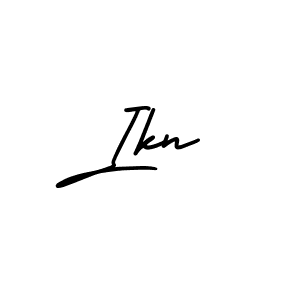 AmerikaSignatureDemo-Regular is a professional signature style that is perfect for those who want to add a touch of class to their signature. It is also a great choice for those who want to make their signature more unique. Get Ikn name to fancy signature for free. Ikn signature style 3 images and pictures png