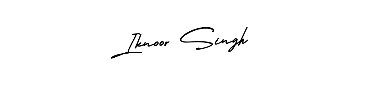 Use a signature maker to create a handwritten signature online. With this signature software, you can design (AmerikaSignatureDemo-Regular) your own signature for name Iknoor Singh. Iknoor Singh signature style 3 images and pictures png