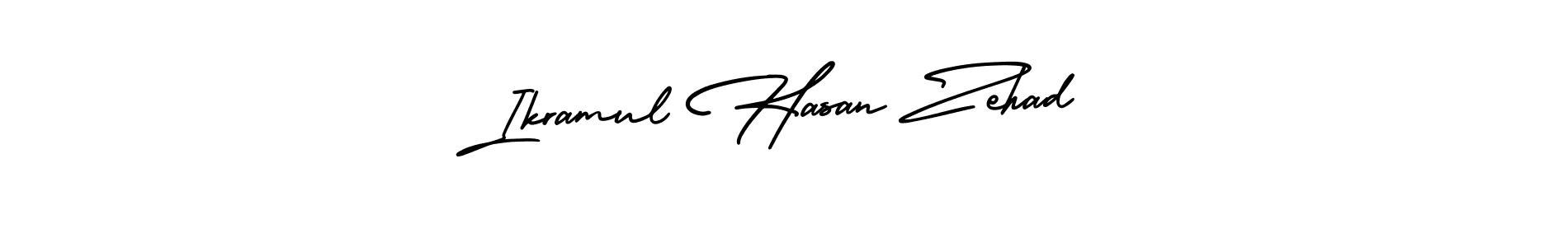 Ikramul Hasan Zehad stylish signature style. Best Handwritten Sign (AmerikaSignatureDemo-Regular) for my name. Handwritten Signature Collection Ideas for my name Ikramul Hasan Zehad. Ikramul Hasan Zehad signature style 3 images and pictures png