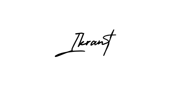 Best and Professional Signature Style for Ikrant. AmerikaSignatureDemo-Regular Best Signature Style Collection. Ikrant signature style 3 images and pictures png