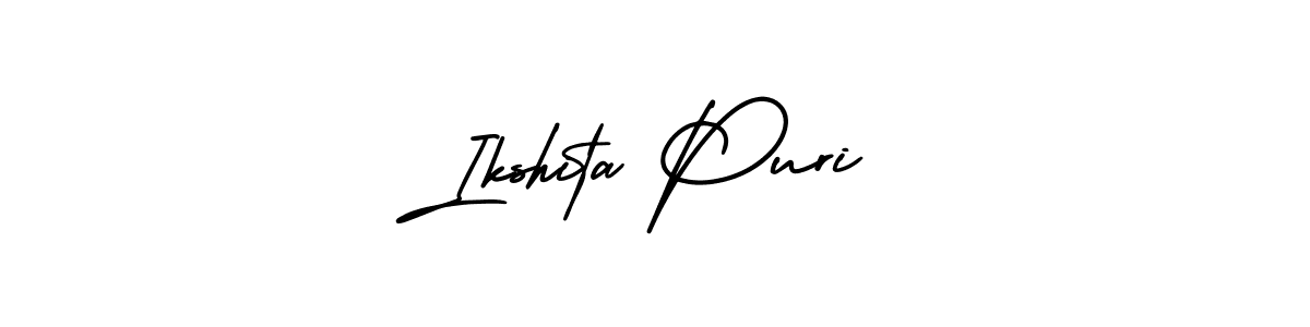 Ikshita Puri stylish signature style. Best Handwritten Sign (AmerikaSignatureDemo-Regular) for my name. Handwritten Signature Collection Ideas for my name Ikshita Puri. Ikshita Puri signature style 3 images and pictures png