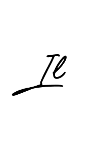 Create a beautiful signature design for name Il. With this signature (AmerikaSignatureDemo-Regular) fonts, you can make a handwritten signature for free. Il signature style 3 images and pictures png