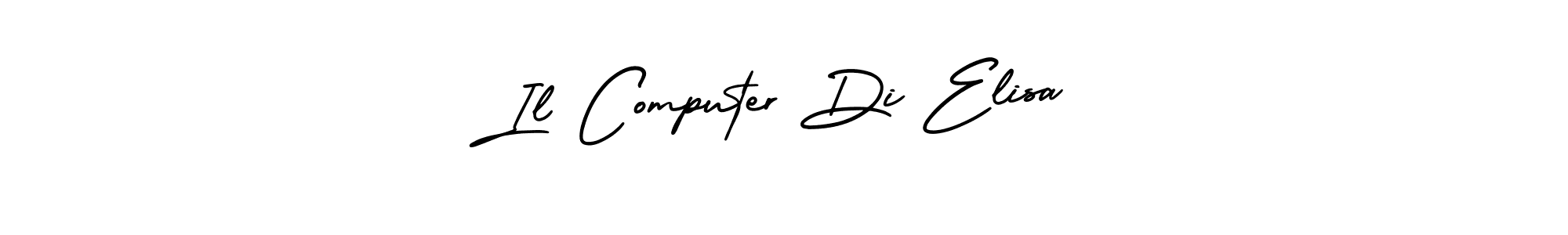How to make Il Computer Di Elisa name signature. Use AmerikaSignatureDemo-Regular style for creating short signs online. This is the latest handwritten sign. Il Computer Di Elisa signature style 3 images and pictures png