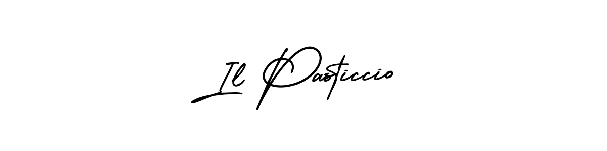 Use a signature maker to create a handwritten signature online. With this signature software, you can design (AmerikaSignatureDemo-Regular) your own signature for name Il Pasticcio. Il Pasticcio signature style 3 images and pictures png